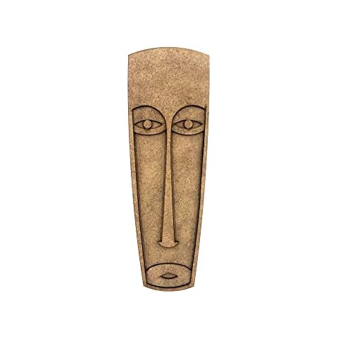 marstanal African Mask Decor, Modern African Mask, Wood African Mask, Decorative Wooden Mask, Tribal Mask, Wall Art, African Mask Home Decor, Wood Mask Decoration, 3 Parts Wooden Mask Cover
