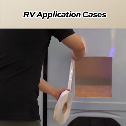 Image of RV Tankless Water Heater Sealant, 1 /8'' x 3 /4'' x 30 Feet, Repair of Roofs, Windows, Glass, Casings, and Boat Sealing for RV or Boat, Leak Proof, White
