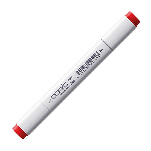 Copic Classic Coloured Marker Pen, (R-27) Cadmium Red, For Art & Crafts, Colouring, Graphics, Highlighter, Design, Anime