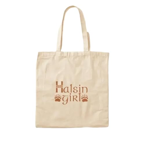 JWPPPATD Halsin Girl Cotton Canvas Bag Women Tote Printed Grocery Designer Shopper Fashion Travel Ladies Reusable Casual Unisex Foldable