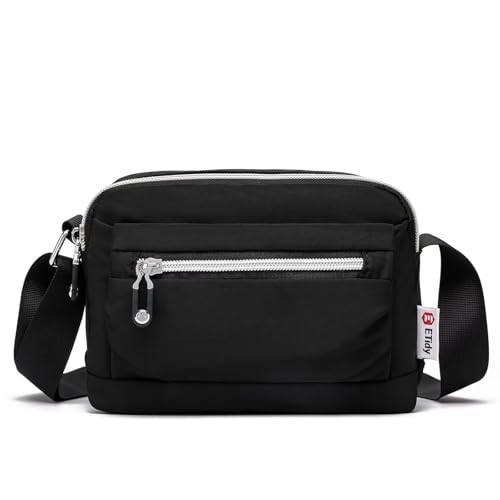 ETidy Nylon Small Womens Crossbody Bag Casual Shoulder Handbag Mini Purse With Adjustable Strap