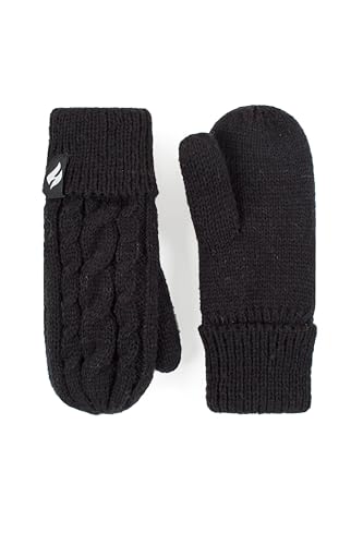 HEAT HOLDERS Girls Glacier Peak Mitten Oatmeal/Girls 2-6X3