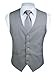 Enlision Men's Suit Vest Business Formal Dress Waistcoat Solid Color Vest for Suit or Tuxedo