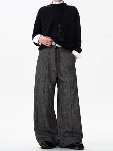 GUOYUXIAO Men's Jeans Ripped Denim Jeans Loose Fit Trouser for Men4