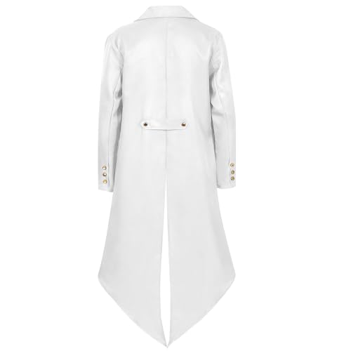 Men's Medieval Long Tailcoat Steampunk Vintage Tuxedo Jacket Gothic Dovetail Coat Frock Coat Uniform2