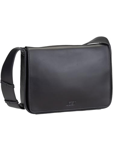 Sac bandoulière Jost Arva noir aux finitions soignées et design épuré