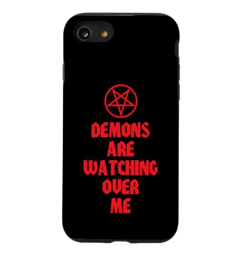 Image of Demons Are Watching Over Me Pentagram Sarcastic Case for iPhone SE (2020) / 7/8