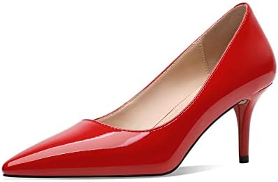 Women’s Pointed Toe Stiletto Pumps Classic Slip On Dress Heels fo...