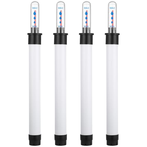 DECHOUS 4Pcs Water Level Indicator Plants Water Shortage Reminder Water Level Gauge Potted Plants Water Meter Reminder Water Level Display Indicator for Indoor Plants 9in/180ml
