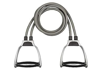 Royal Enterprises Double Toning Tube, Pull Rope Exercise Band for Stretching, Workout, Home Gym with Heavy Quality D Shaped Handles