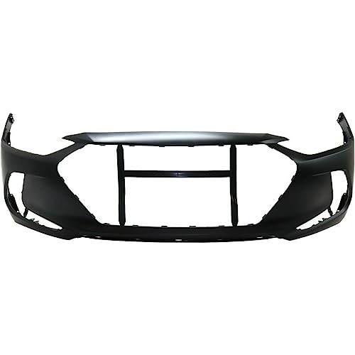 HDOZTOJI 1pc Front Primed Plastic Bumper Cover w/o Tow Hook