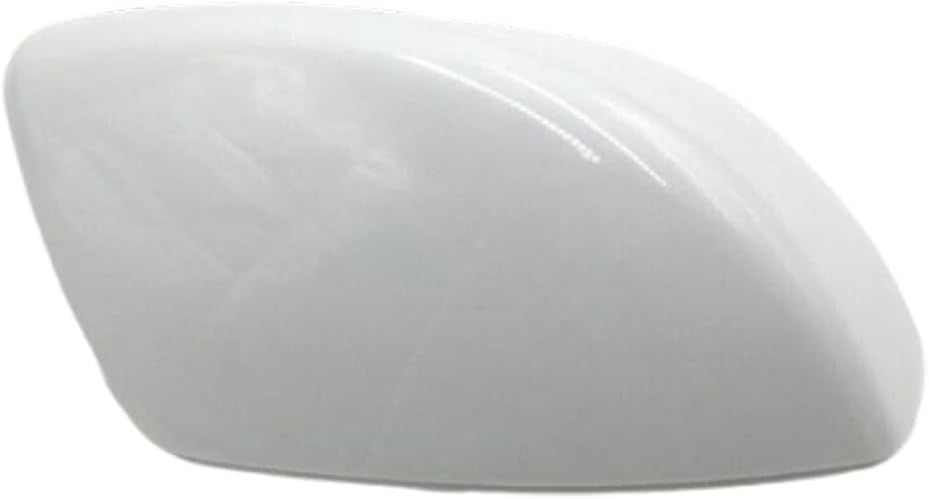 Front Side Mirror Cap Cover Replacement White for Nissan-Sentra 2012-2019 Door Wing Rearview Shell Right Passenger Left Driver Side Without Light Exterior Accessories (White right side)