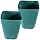 Cabilock 2pcs Plastic Trash Can Small Trash Can Planter Pot Car Wastebasket Paper Waste Basket Kitchen Waste Bins Bedroom Trash Can Rubbish Bin Recycle Bin Nursery Bins Office Simple Table