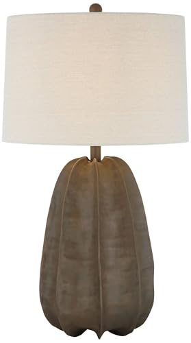 Lámpara de mesa moderna 30 pulg Chocolate Brown 360 Lighting miniatura 2