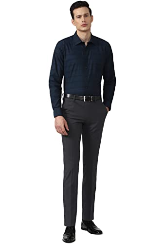 Image of Van Heusen Men Mid Rise Regular Fit Pants