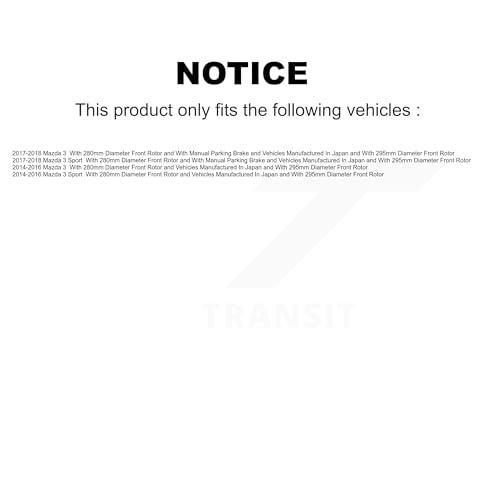 CMX Rear Ceramic Disc Brake Pads CMX-D1729 Replacement For Mazda 3 Sport by CMX - Image 2