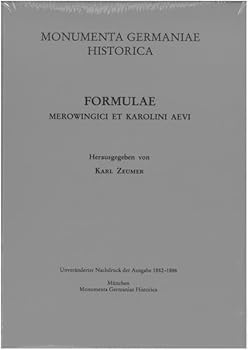 Hardcover Formulae Merowingici Et Karolini Aevi [Latin] Book