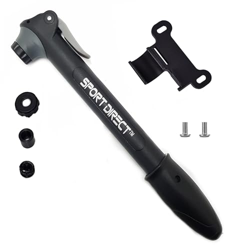 Sport Direct™ 120 PSI Mini Bike Hand Pump with Bracket MTB/BMX Schrader/Presta Valve