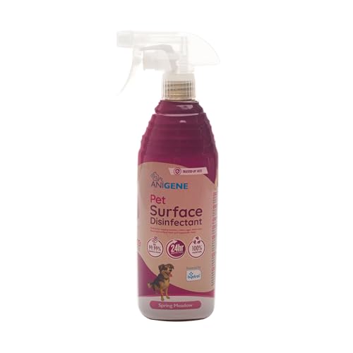 Byotrol ANIGENE Multi Purpose Pet Disinfectant Spray (750ml - Spring Meadow) - Kills 99.9% Of Bacteria Fungus & Viruses Works in 1 Minute - 24 Hour Protection From Germs