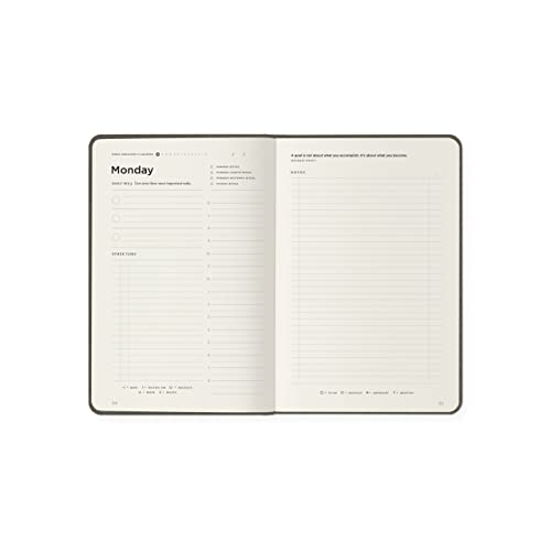 Full Focus Olive Leather Planner By Michael Hyatt - The #1 Daily Planner To Set Annual Goals, Increase Focus, Eliminate Overwhelm, And Achieve Your Biggest Goals - Hardcover #TOP1
