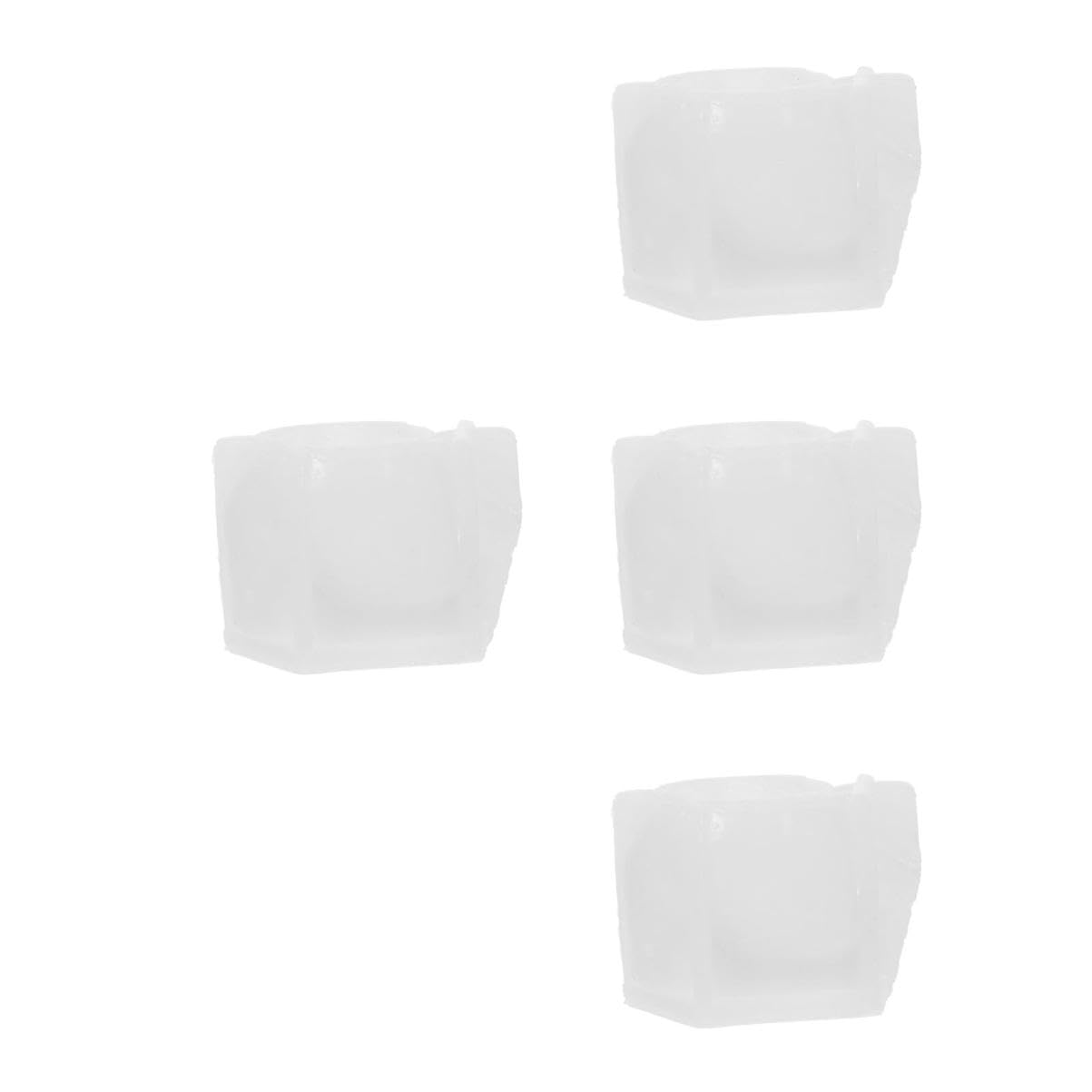VILLCASE 4 Pièces Moule en Silicone Cygne Salle sucettes glacées Faux Moule résine makrout à Cake Cake en Silicone pour Bricolage de Bricolage de Cygne Blanche
