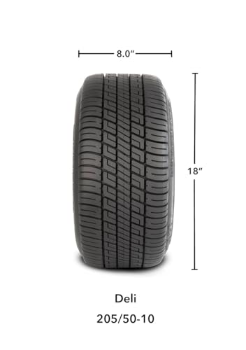 RM Cart 205/50-10 Deli Golf Cart Tire