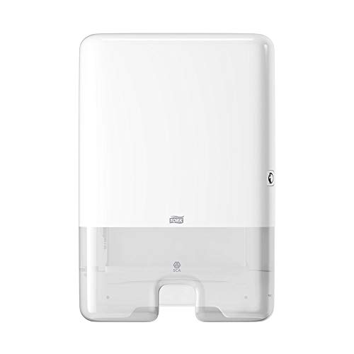 Image of Tork W5511 Multifold Hand Towel Dispenser, 302mm x 444mm x 102mm, White