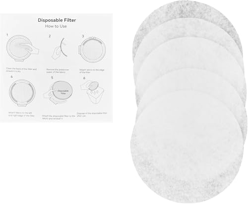 AMZCHEF Filtro de algodón desechable para campana extractora portátil modelo: AH003 [5 PCS]