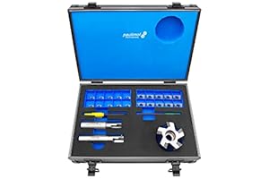 PAULIMOT Messerkopf-Schaftfräser-Set + 20 Schneidplatten
