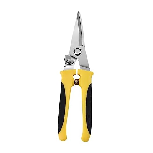 HEALEEP 1 Hoja tijeras industriales tijeras electricas afilador de tijeras electrico alto recortadora tijera mango pp cortador de acero inoxidable pequeña placa tijeras de estaño cuchillos