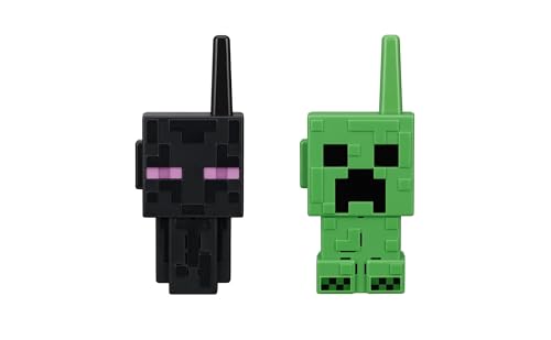 eKids Minecraft Walkie Talkies for Kids, Static Free and Extended Range, Indoor and Outdoor Toys for...