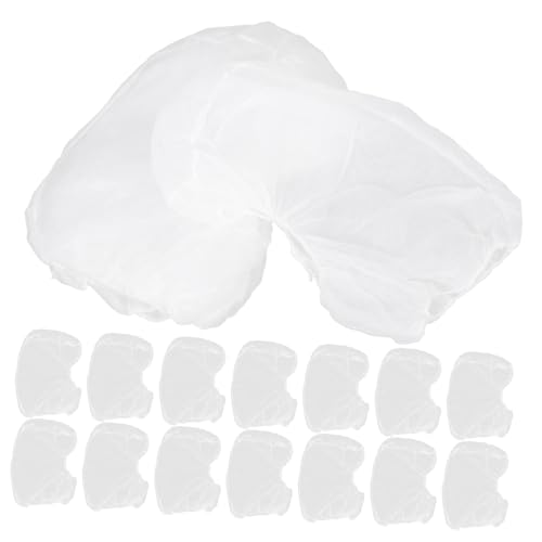 POPETPOP 50pcs Disposable Hood Caps Non Woven Hair Nets for Food Service Catering and Industrial Use Space Hat Design for Cleanliness and Protection Against Debris