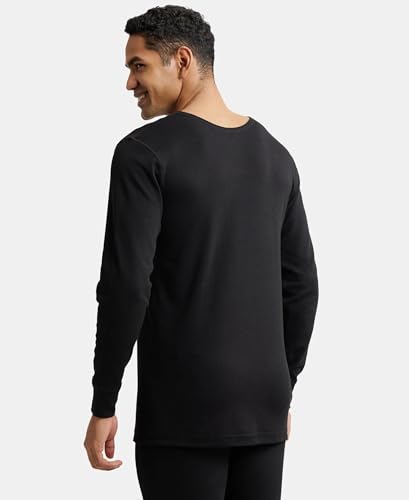Image of Jockey 2404 Men Extra Warmth Super Combed Cotton Rich Full Sleeve Thermal Set with StayWarm Technology