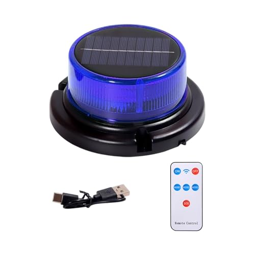 Luces intermitentes para vehículos con carga solar y baliza LED exterior para remolques y SUV