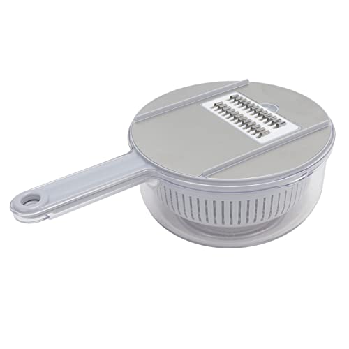 Rallador de verduras versátil con juego de 10 piezas y cuchillas afiladas de acero inoxidable 5