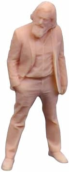 ZEDACA 1/43 Figure Many Male Standing Poses Miniature Life Model Sand Table Villain Scene Need to Be Colored by Yourself-#1