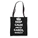Keep Calm Handle It - Personalized First Name Funny Carol Tote Bag
