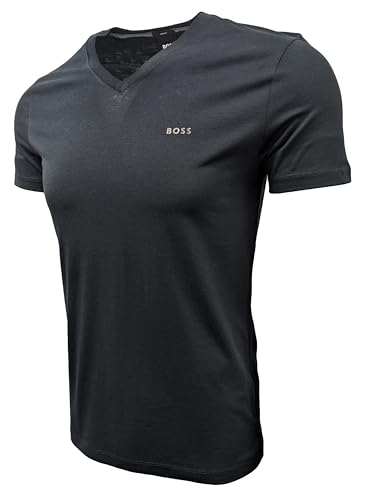 Hugo Boss Men's Teal 11 V-Neck T-Shirt3