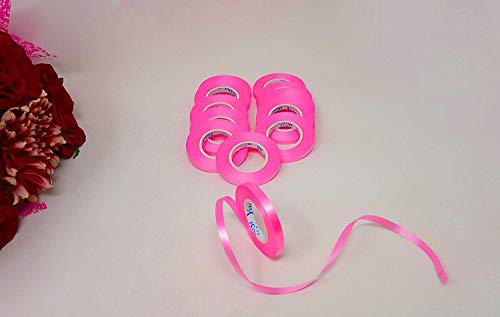 Image of Party Propz Curling Ribbons for Balloons - Pink (Pack 12)