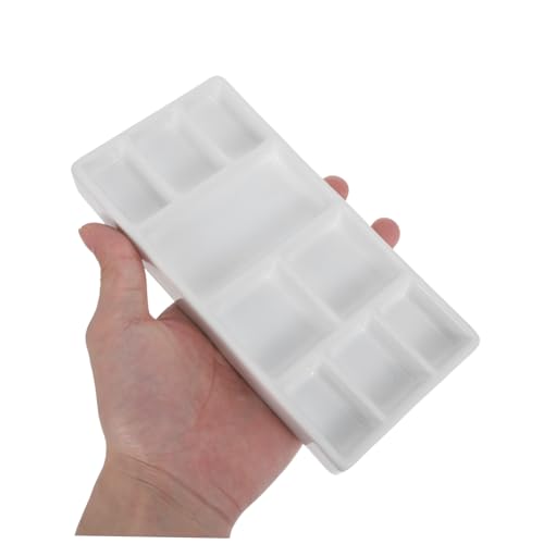 Paleta para mezclar pigmentos de cerámica rectangular premium PRETYZOOM 4