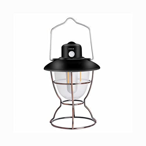 Lanterne de camping LED vintage rechargeable pour éviter les pannes en urgence