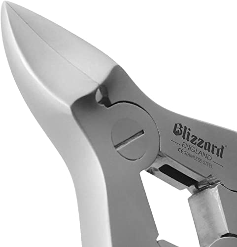 Toenail Clippers By Blizzard - Podiatrist Double Action Mycotic Nail Nipper - 6 Inch Cantilever Nail Cutter German Forged Heavy Duty - Double Spring Model #TOP1