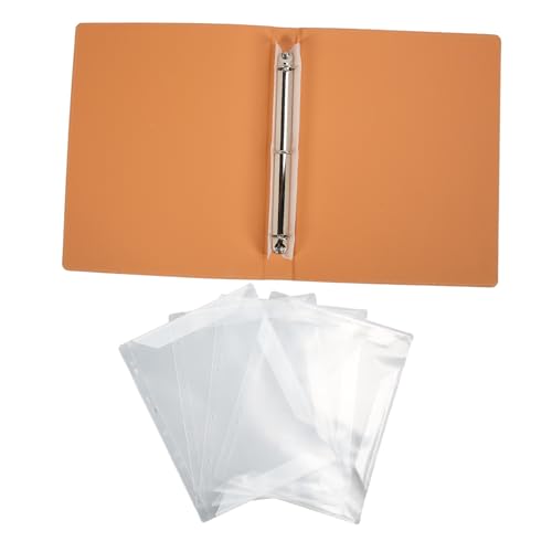 Suporte para Música, Tamanho A4, 20 Bolsos, Pasta de Música Expansível, 3 Anéis, Capa de Couro PU pa