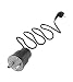 Teror Grillmotor, FD801A ABS Grillrotator Motorgrill Elektrische Maschine Zubehör für Grillgeräte im Freien EU-Stecker 250V (Schwarz)