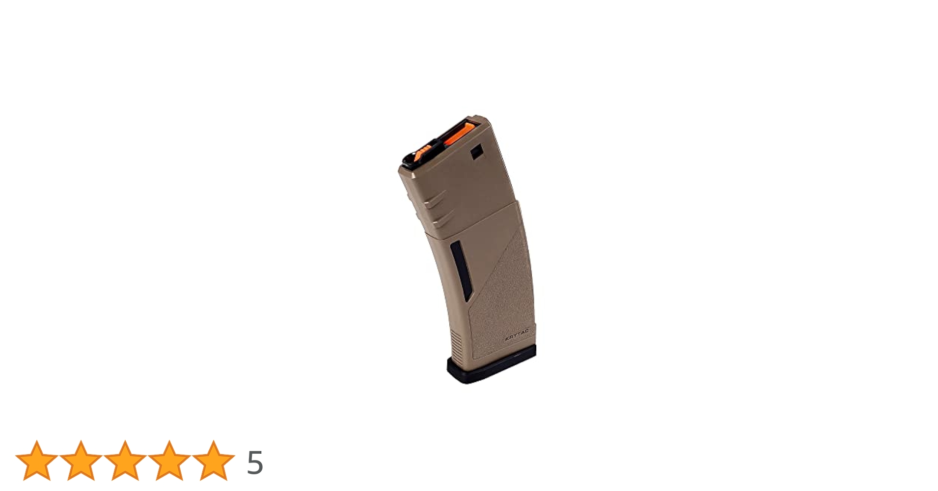 KRYTAC M4 マガジン tan 多段 400連 KRYTAC M4 マガジン 400連 多弾数 1本入り