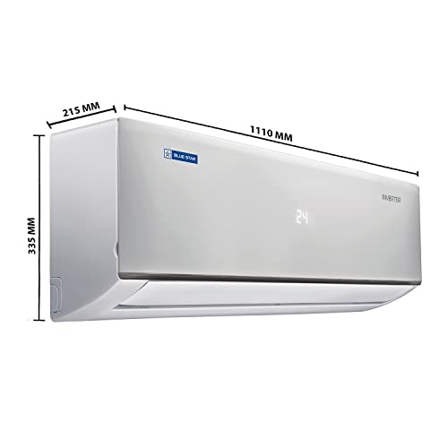 Image of Blue Star 2.0 Ton 5 Star Inverter Split AC (Copper, Dust Filter, IA524DLU, White)