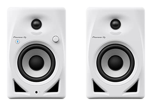Pioneer DJ ® DM-40D-BT-W Sistema monitor de escritorio, Blanco, Bluetooth, Altavoz de 4''
