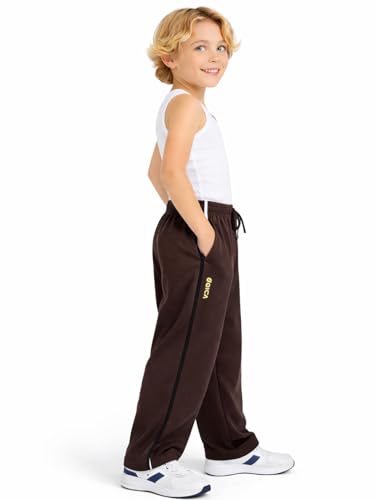Image of DYCA by Bodycare Boys Cotton Solid Track Pant, Casual Regular Fit Joggers, Comfortable Activewear for Kids