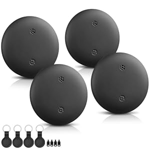 Air Tracker Tags-4 Pack, Bluetooth Tracker for Apple Find My, Item Locator Smart Tag Keys Finder Tracking Tags and Item Locator for Luggage Tracker, Bags, Kids, Pets, Wallet, Suitcase, Travel