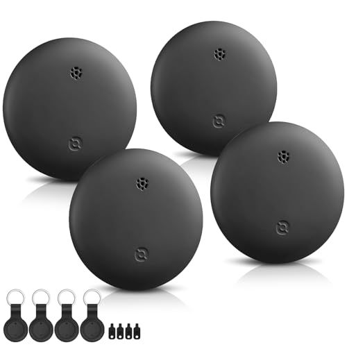Air Tracker Tags-4 Pack, Bluetooth Tracker for Apple Find My, Item Locator Smart Tag Keys Finder Tracking Tags and Item Locator for Luggage Tracker,...